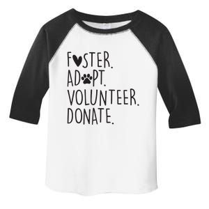 Funny Animal Rescue Dog Lover Foster Adopt Volunteer Donate Toddler Fine Jersey T-Shirt