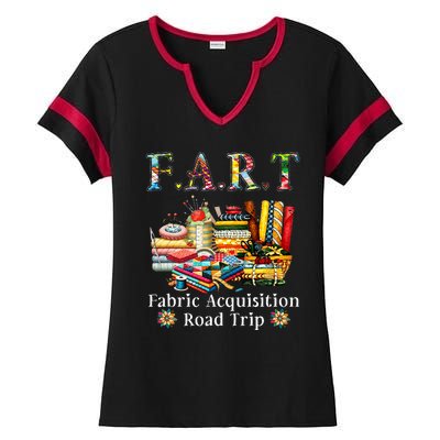 F A R T Fabric Acquisition Road Trip Ladies Halftime Notch Neck Tee