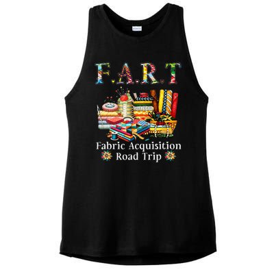 F A R T Fabric Acquisition Road Trip Ladies PosiCharge Tri-Blend Wicking Tank