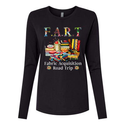 F A R T Fabric Acquisition Road Trip Womens Cotton Relaxed Long Sleeve T-Shirt