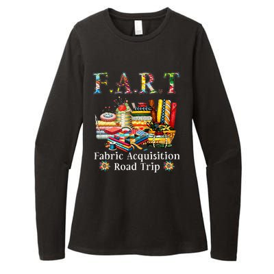 F A R T Fabric Acquisition Road Trip Womens CVC Long Sleeve Shirt