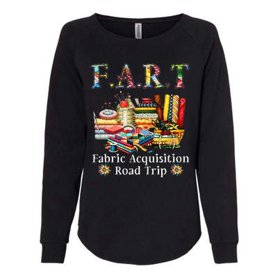 F A R T Fabric Acquisition Road Trip Womens California Wash Sweatshirt