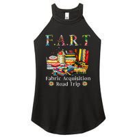 F A R T Fabric Acquisition Road Trip Women's Perfect Tri Rocker Tank