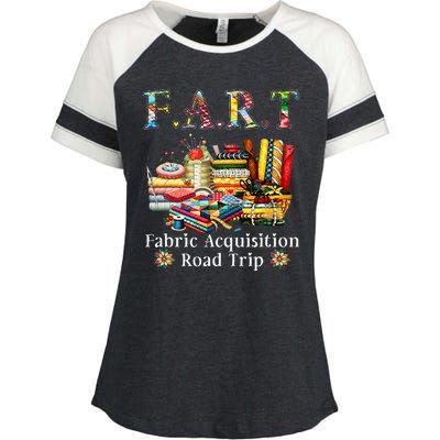 F A R T Fabric Acquisition Road Trip Enza Ladies Jersey Colorblock Tee