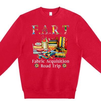 F A R T Fabric Acquisition Road Trip Premium Crewneck Sweatshirt