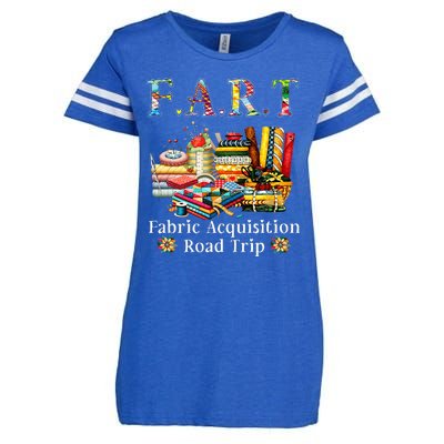 F A R T Fabric Acquisition Road Trip Enza Ladies Jersey Football T-Shirt