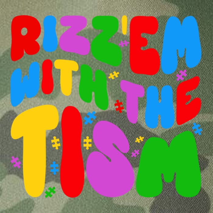 Funny Autistic Rizz RizzEm With The Tism Meme Autism Groovy Cool Gift Legacy Tie Dye Trucker Hat