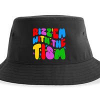 Funny Autistic Rizz RizzEm With The Tism Meme Autism Groovy Cool Gift Sustainable Bucket Hat
