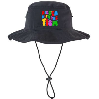 Funny Autistic Rizz RizzEm With The Tism Meme Autism Groovy Cool Gift Bucket Hat