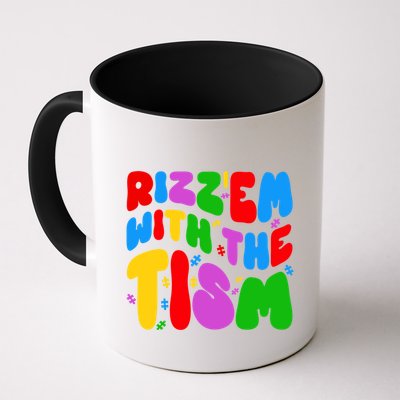 Funny Autistic Rizz RizzEm With The Tism Meme Autism Groovy Cool Gift Mug