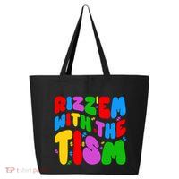 Funny Autistic Rizz RizzEm With The Tism Meme Autism Groovy Cool Gift 25L Jumbo Tote