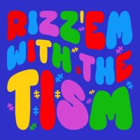 Funny Autistic Rizz RizzEm With The Tism Meme Autism Groovy Cool Gift Apron