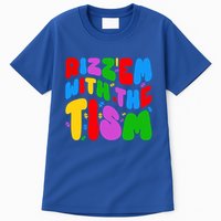 Funny Autistic Rizz RizzEm With The Tism Meme Autism Groovy Cool Gift Tall T-Shirt