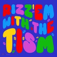 Funny Autistic Rizz RizzEm With The Tism Meme Autism Groovy Cool Gift Button