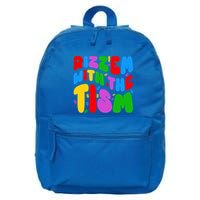 Funny Autistic Rizz RizzEm With The Tism Meme Autism Groovy Cool Gift 16 in Basic Backpack