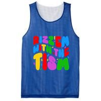Funny Autistic Rizz RizzEm With The Tism Meme Autism Groovy Cool Gift Mesh Reversible Basketball Jersey Tank