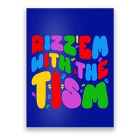 Funny Autistic Rizz RizzEm With The Tism Meme Autism Groovy Cool Gift Poster