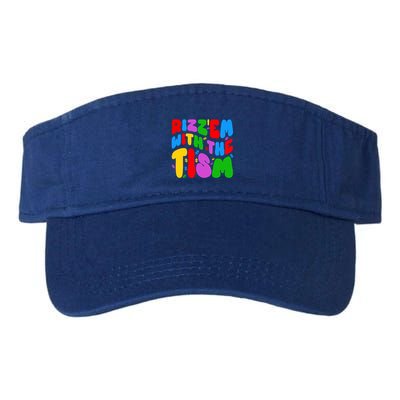 Funny Autistic Rizz RizzEm With The Tism Meme Autism Groovy Cool Gift Visor