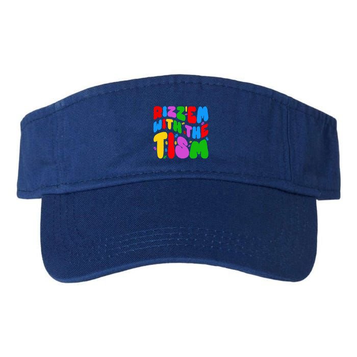 Funny Autistic Rizz RizzEm With The Tism Meme Autism Groovy Cool Gift Visor