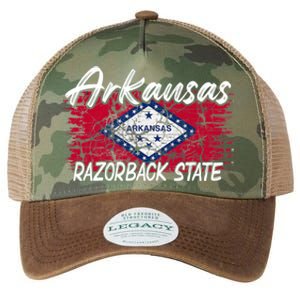 Funny Arkansas Razorback State Legacy Tie Dye Trucker Hat