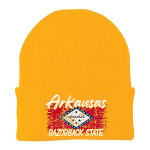 Funny Arkansas Razorback State Knit Cap Winter Beanie