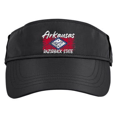 Funny Arkansas Razorback State Adult Drive Performance Visor
