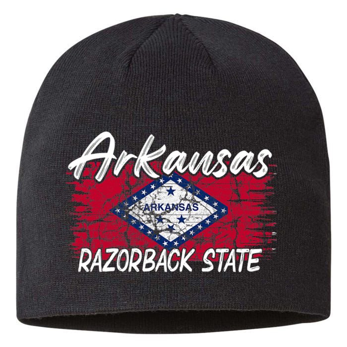 Funny Arkansas Razorback State Sustainable Beanie