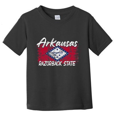 Funny Arkansas Razorback State Toddler T-Shirt