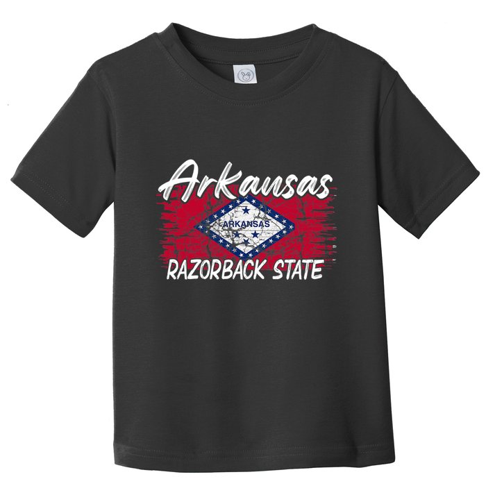 Funny Arkansas Razorback State Toddler T-Shirt