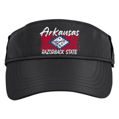 Funny Arkansas Razorback State Adult Drive Performance Visor