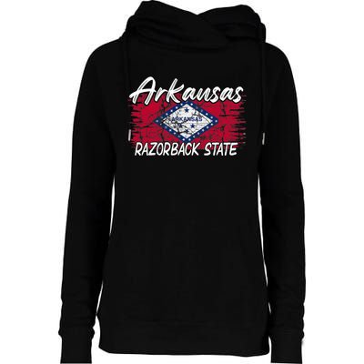 Funny Arkansas Razorback State Womens Funnel Neck Pullover Hood