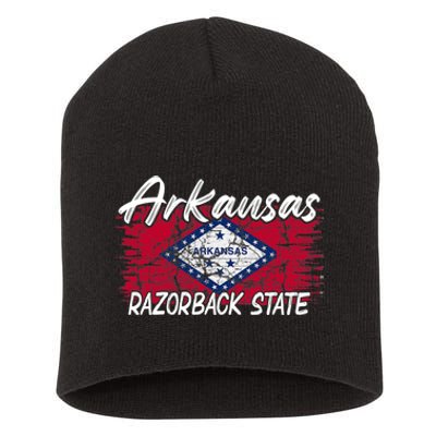 Funny Arkansas Razorback State Short Acrylic Beanie