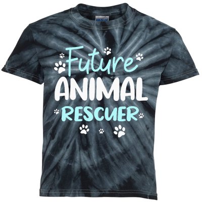 Future Animal Rescuer Rescue Shelter Pet Adoption Fostering Kids Tie-Dye T-Shirt