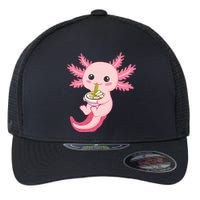 Funny Axolotl Ra Design Flexfit Unipanel Trucker Cap