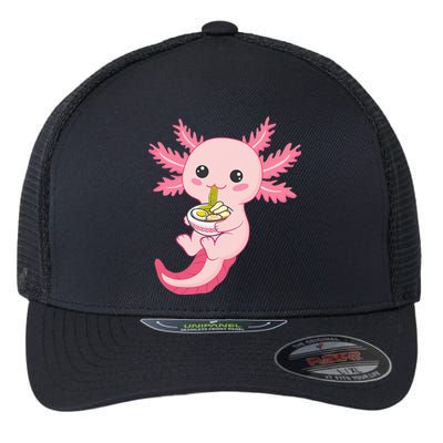 Funny Axolotl Ra Design Flexfit Unipanel Trucker Cap