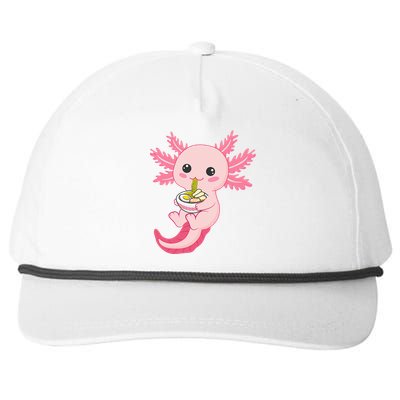 Funny Axolotl Ra Design Snapback Five-Panel Rope Hat