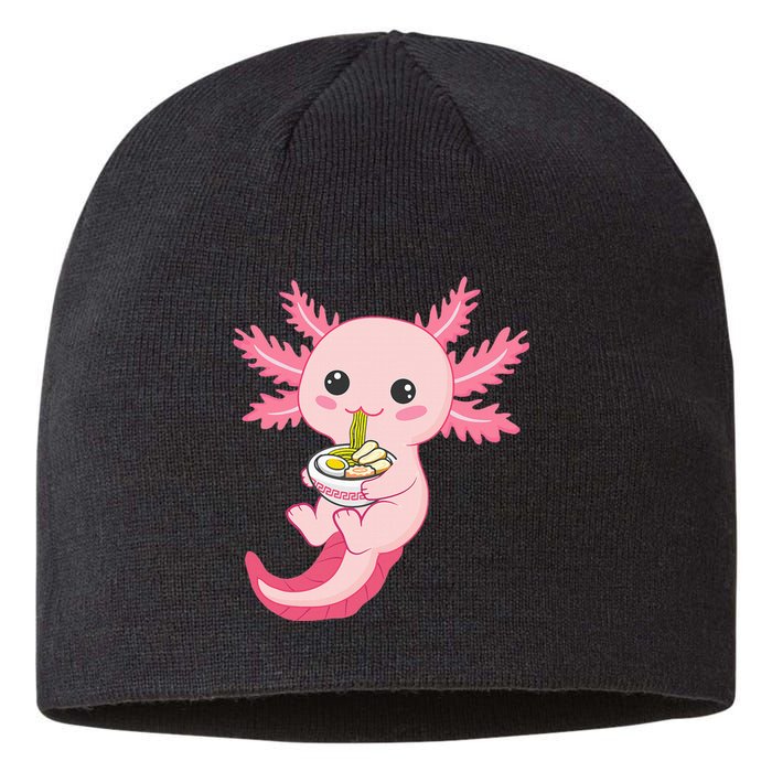 Funny Axolotl Ra Design Sustainable Beanie