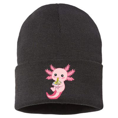 Funny Axolotl Ra Design Sustainable Knit Beanie