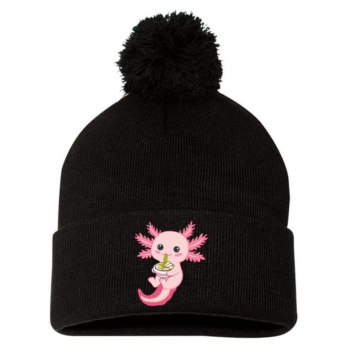 Funny Axolotl Ra Design Pom Pom 12in Knit Beanie