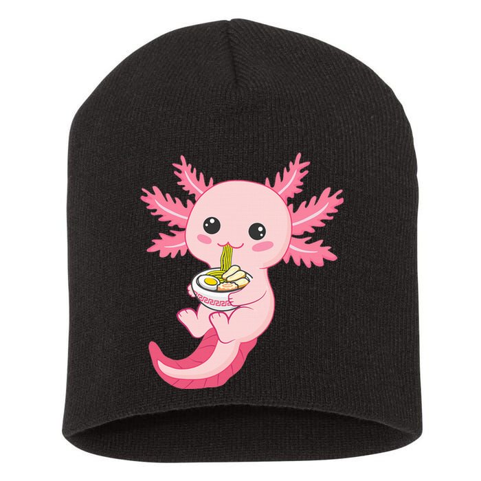 Funny Axolotl Ra Design Short Acrylic Beanie