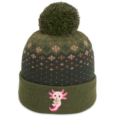 Funny Axolotl Ra Design The Baniff Cuffed Pom Beanie