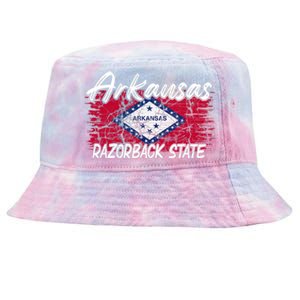 Funny Arkansas Razorback State Tie-Dyed Bucket Hat