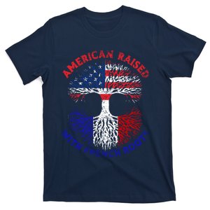 Funny American Raised With French Roots T-Shirt