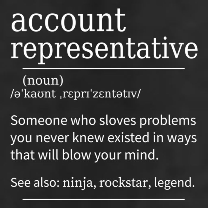Funny Account Representative Definition Cute Gift Cool Comfort Performance Bucket Hat