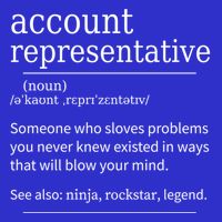 Funny Account Representative Definition Cute Gift Short Acrylic Beanie