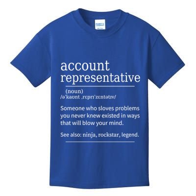 Funny Account Representative Definition Cute Gift Kids T-Shirt