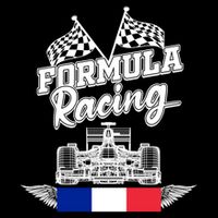 French Auto Race France Flag Formula Racing Car Racer Fans Gift Impact Tech Backpack