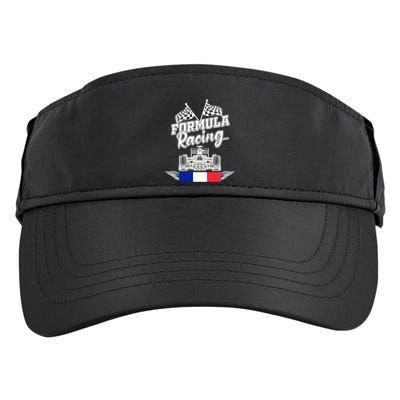 French Auto Race France Flag Formula Racing Car Racer Fans Gift Adult Drive Performance Visor