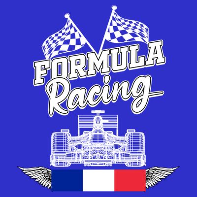 French Auto Race France Flag Formula Racing Car Racer Fans Gift T-Shirt