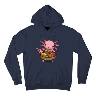 Funny Axolotl Ra Noodle Japanese Art  Tall Hoodie